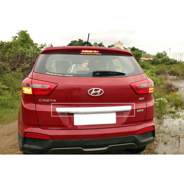 Hyundai Creta 2015-2018 Number Plate Chrome Garnish