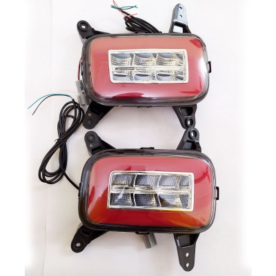Hyundai Venue Bumper Reflector LED Light Tail Light Design (Set of 2Pcs.)