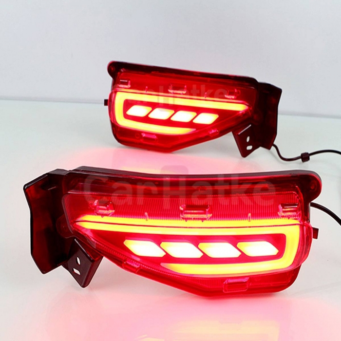 Toyota New Fortuner Facelift 2021 LED Bumper Reflector Lights (Set of 2Pcs.) Toyota New Fortuner Facelift 2021 LED Bumper Reflector Lights (Set of 2Pcs.)