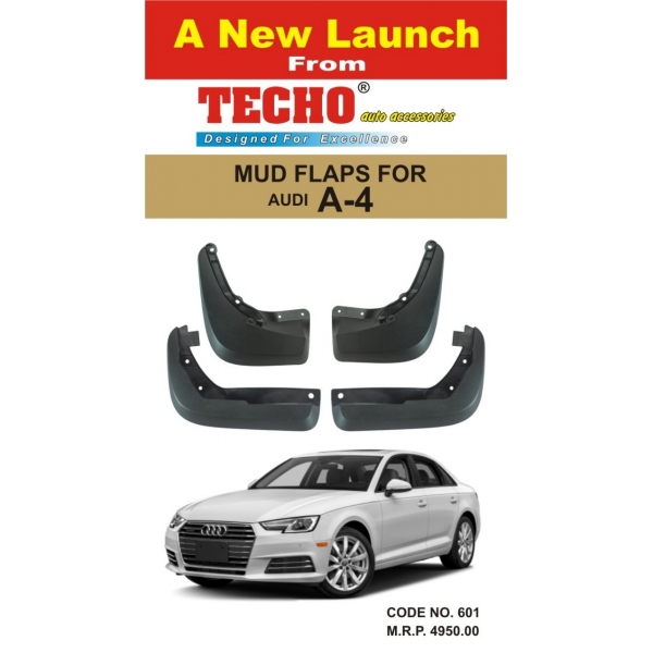 Audi A4 Techo Best Quality O.E Type Mudflap (Set Of 4Pcs.)