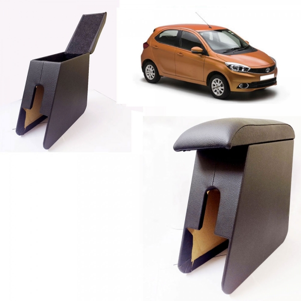 Custom Fitted Wooden Car Center Console Hand Armrest for Tata Tiago