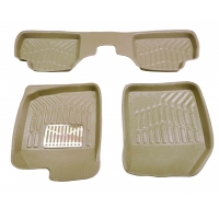 Leathride Texured 3D Car Floor Mats For Honda Old Amaze