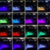 Car Interior Under Dashbord Atmosphere Multicolor Strip LED Light With Wireless Remote Control