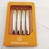 Checkmate Universal Car Door Guard Scratch Protector Set Of 4 (Chrome)