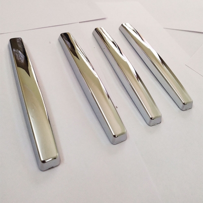 Checkmate Universal Car Door Guard Scratch Protector Set Of 4 (Chrome)