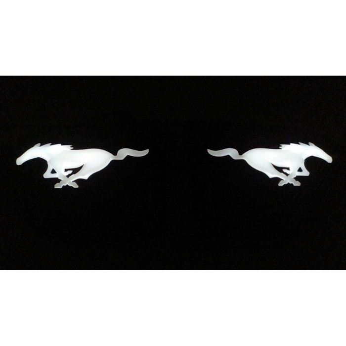 Ford New Endeavour Side Fender LED DRL Light Mustang Logo with Carbon Graphite Texture (Set of 2Pcs.) Ford New Endeavour Side Fender LED DRL Light Mustang Logo with Carbon Graphite Texture (Set of 2Pcs.)