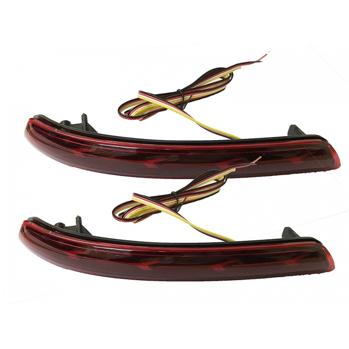 Toyota Innova Crysta Bumper LED Reflector Lights in Arrow Style (Set of 2Pcs.) Toyota Innova Crysta Bumper LED Reflector Lights in Arrow Style (Set of 2Pcs.)