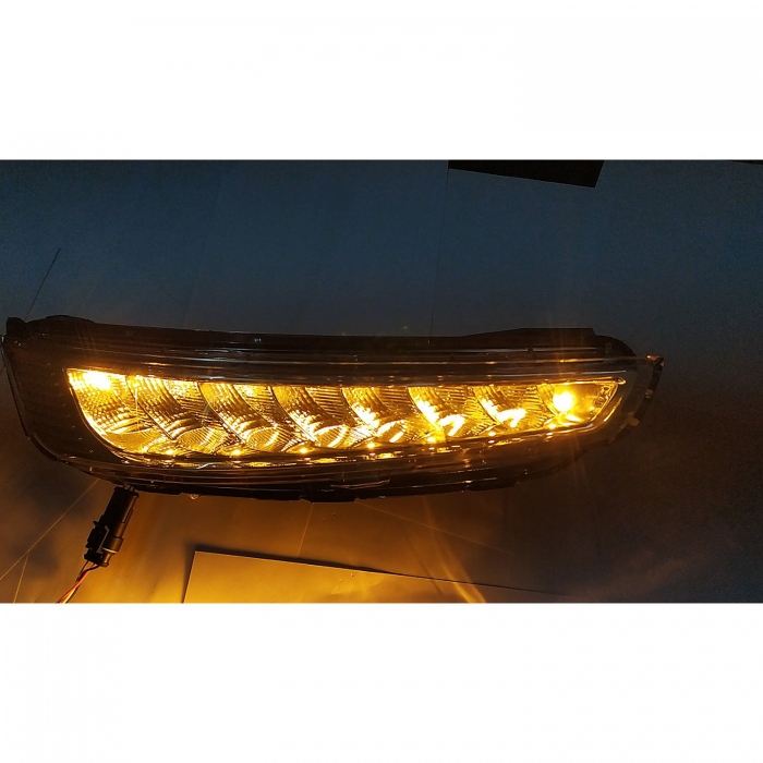 Hyundai Venue Headlight LED DRL Daytime Running Light with Moving Matrix Turn Signal (Set of 2Pcs.) Hyundai Venue Headlight LED DRL Daytime Running Light with Moving Matrix Turn Signal (Set of 2Pcs.)