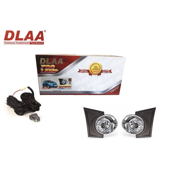 Fog Light With Wiring & Bulb For Chevorlet Beat Set Of 2 By DLAA
