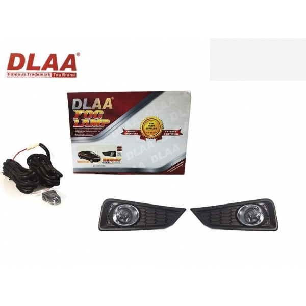 Fog Light With Wiring & Bulb For Honda City Idtech 2014 Type 2 Set Of 2 By DLAA