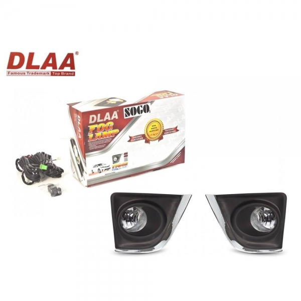 Fog Light With Wiring & Bulb For Toyota Corolla Altis New Set Of 2 By DLAA (Set of 2Pcs.)