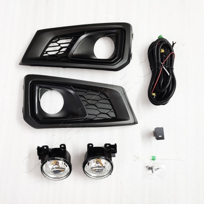 Honda Amaze 2018 Onwards Fog Light With Wiring & Bulb By DLAA (Set Of 2Pcs.)