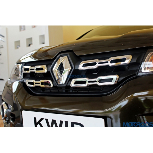 Custom Style Front Chrome Grill Chrome Trims For Renault Kwid