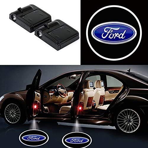 Wireless Car Welcome Logo Shadow Projector Ghost Lights Kit For All Ford Cars Set of 2