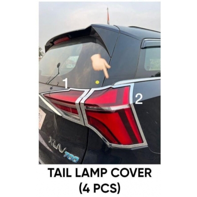 Mahindra XUV 700 Onwards Headlight and Tail light Chrome Trims Lip Garnish (Set Of 8) Mahindra XUV 700 Onwards Headlight and Tail light Chrome Trims Lip Garnish (Set Of 8)