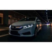 Honda City 2014-2016 BMW Style Modified Headlight with Drl and Projector Lamp (Set of 2Pcs.)