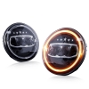 Mahindra New Thar 2020 Onward LED Headlight With DRL G - Wagon Style With 1 Year Warranty (Set Of 2 Pcs.)