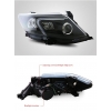 Toyota Fortuner Type 2 Modified Headlight with Drl and HID Projector Lamp (Set of 2Pcs.)
