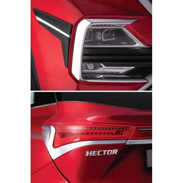 MG Hector Chrome Garnish Accessories Full Combo Pack 18 Pieces- Imported MG Hector Chrome Garnish Accessories Full Combo Pack 18 Pieces- Imported