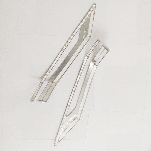 MG Hector Side Mirror Chrome Garnish Cover 2 Pieces- Imported