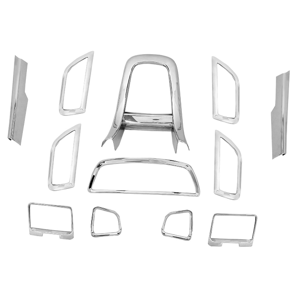 Maruti Suzuki Ertiga 2012-2018 Dashboard Interior Chrome Trim Kit (12 Pcs)