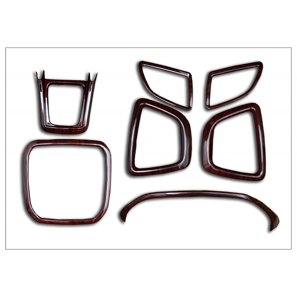 Maruti Suzuki Vitara Brezza Interior Wooden Kit Trims - 7 Piece