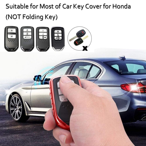 Silicone Key Remote Cover for Honda Jazz, City, Civic, Amaze, WRV, and BRV - (Push Button Start Model) Silicone Key Remote Cover for Honda Jazz, City, Civic, Amaze, WRV, and BRV - (Push Button Start Model)