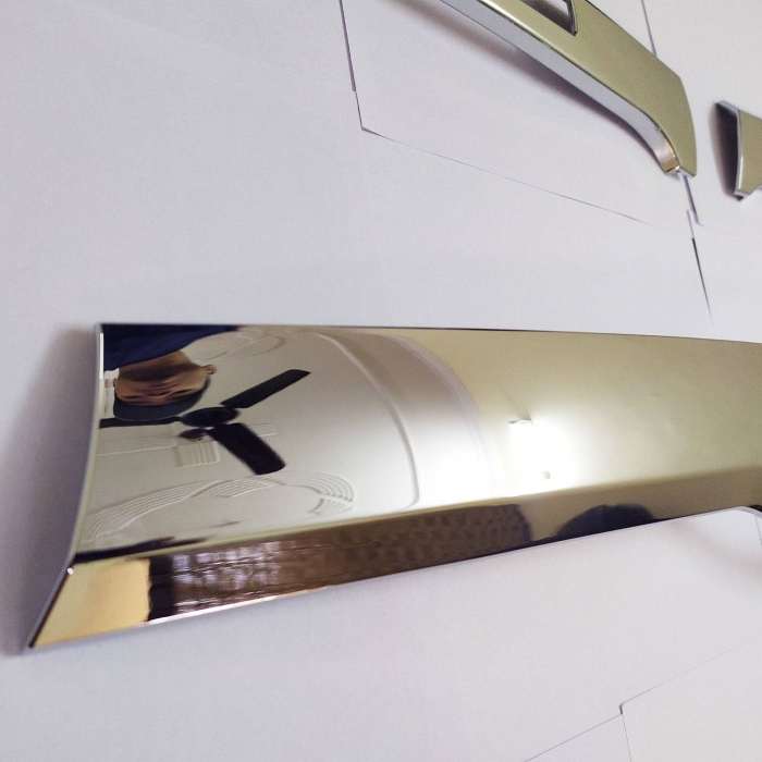 Kia Seltos License & Number Plate Chrome Garnish Trims Set Of 3 Kia Seltos License & Number Plate Chrome Garnish Trims Set Of 3