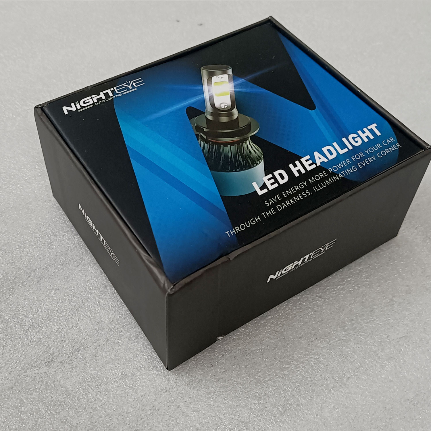 2x Nighteye H3 High Power 160W Auto Car LED 6500K HID White Fog Light lamp Bulb 