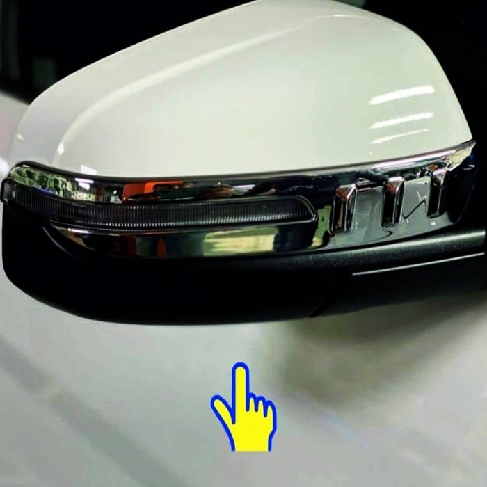 Hyundai Alcazar Mirror Chrome Trims Set Of 2 Hyundai Alcazar Mirror Chrome Trims Set Of 2
