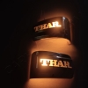 Cnleague Mahindra Thar 2020 Onward LED Light Mirror Cover Matrix Black