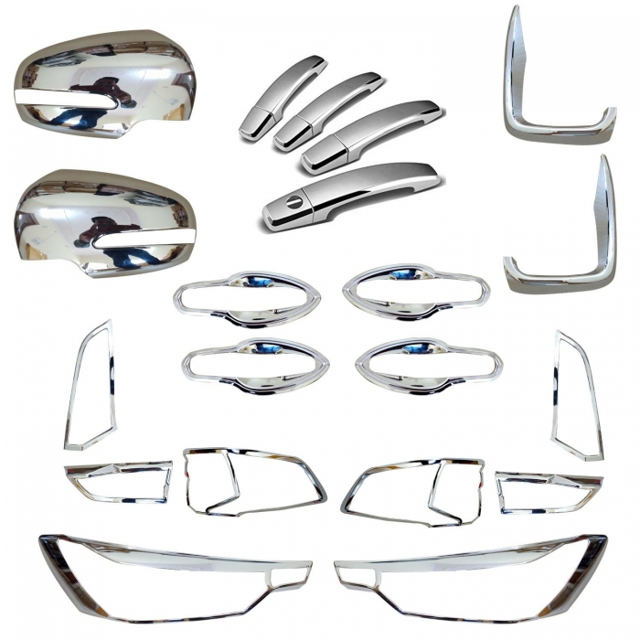 Maruti Suzuki New Ertiga 2018 Chrome Combo Kit 20 Pcs Set Maruti Suzuki New Ertiga 2018 Chrome Combo Kit 20 Pcs Set