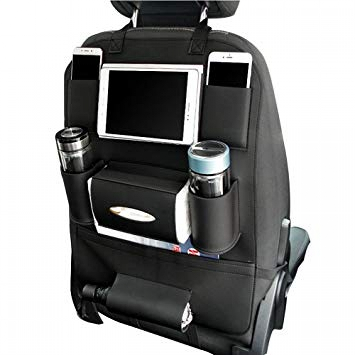 Carhatke PU Leather 3D Car Seat Back Multi Pocket Storage Bag Organizer Holder Hanger Accessory (Set of 1Pcs.) Carhatke PU Leather 3D Car Seat Back Multi Pocket Storage Bag Organizer Holder Hanger Accessory (Set of 1Pcs.)