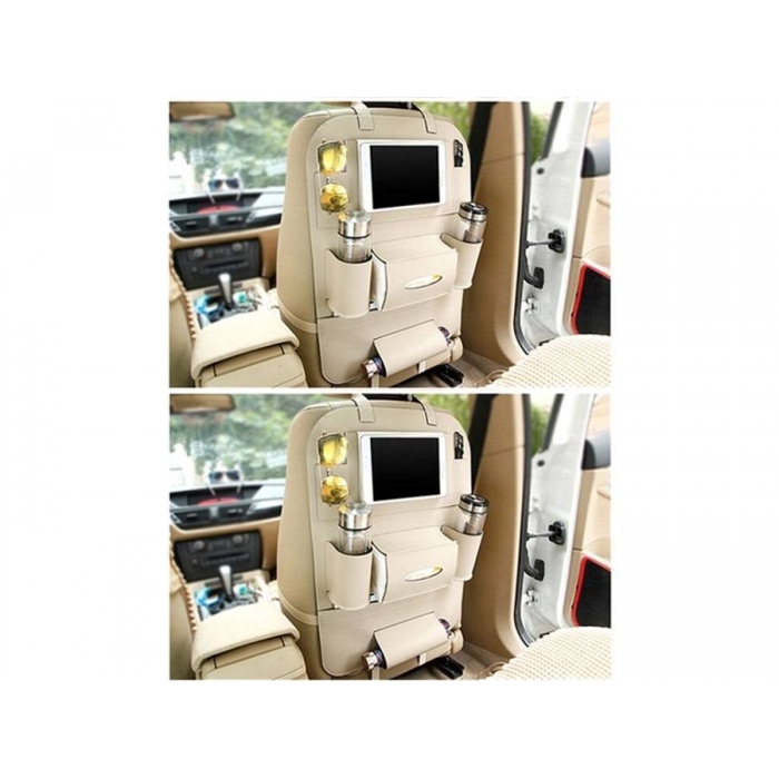 Carhatke PU Leather 3D Car Seat Back Multi Pocket Storage Bag Organizer Holder Hanger Accessory (Set of 1Pcs.) Carhatke PU Leather 3D Car Seat Back Multi Pocket Storage Bag Organizer Holder Hanger Accessory (Set of 1Pcs.)