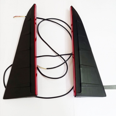 Hyundai Venue 2019-22 LED Rear Pillar Cluster Lights with Moving Matrix Turn Indicator - (Set of 2Pcs.)