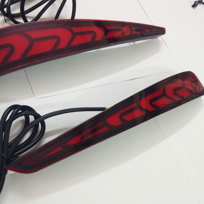Hyundai i20 2020 Onwards Bumper LED Reflector Lights With Matrix Moving