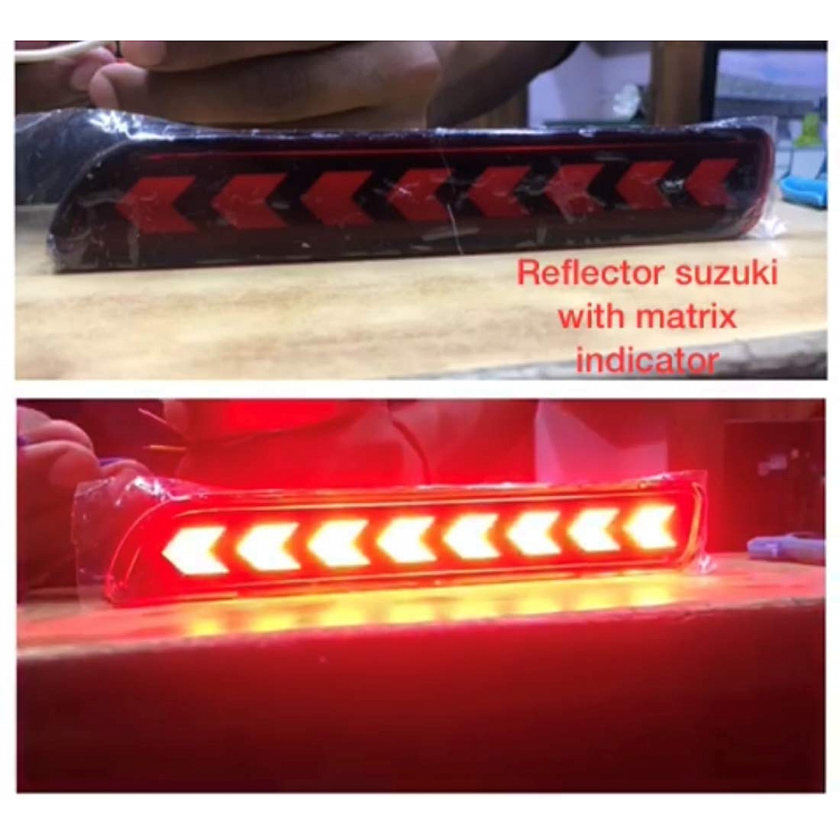 Maruti Suzuki Wagon R 2019 Onwards Reflector Lights with Matrix Indicator