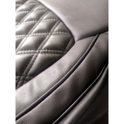 Carhatke Hyundai Exter 2023 Onwards PU Leatherette Seat Cover - Black