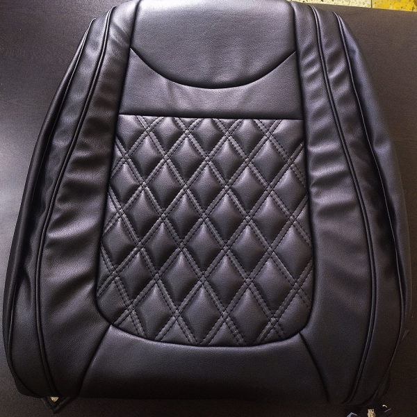 Volkswagen Virtus PU Leatherate Luxury Car Seat Cover With Pillow and Neck Rest All Black With Bucket Fitting Seat Cover