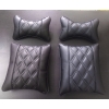 Toyota Corolla PU Leatherate Luxury Car Seat Cover With Pillow and Neck Rest All Black With Bucket Fitting Seat Cover