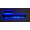 Matrix Moving LED Light Scuff Sill Plate Guards for Maruti Suzuki Vitara Brezza (Set of 4Pcs.)