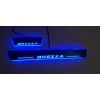 Matrix Moving LED Light Scuff Sill Plate Guards for Maruti Suzuki Vitara Brezza - 4 Pieces