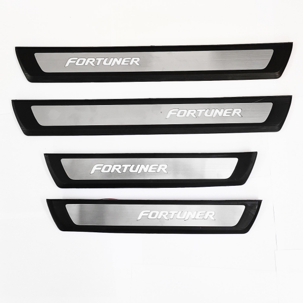 Toyota Fortuner New OEM Led Scuff Door Side Sill Plates - 4 Pieces