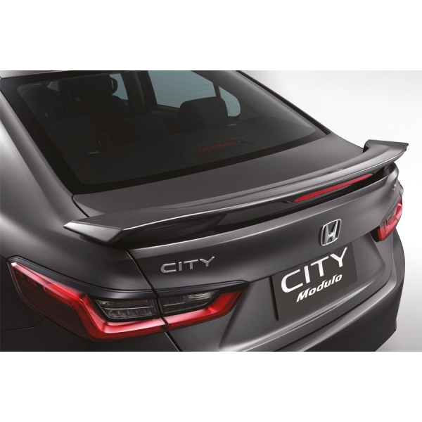 Honda New City 2020 Rear Spoiler With Light in High Quality ABS Material - Black