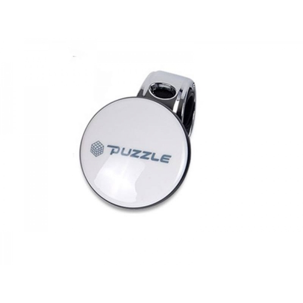 Puzzle White Car Power Steering Handle Spinner Knob