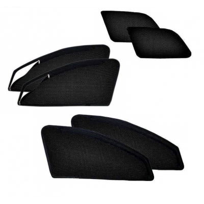 Mahindra XUV 500 2011 Onwards Zipper Magnetic Window Sun Shades Set Of 6