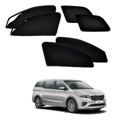 KIA Carnival 2020 Onwards Zipper Magnetic Window Sun Shades (Set Of 6 Pcs.) KIA Carnival 2020 Onwards Zipper Magnetic Window Sun Shades (Set Of 6 Pcs.)