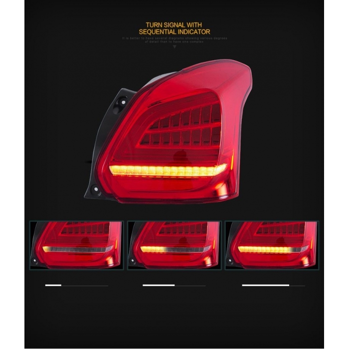 Carhatke Modified LED Tail Light Matrix Indicator Edition for Maruti