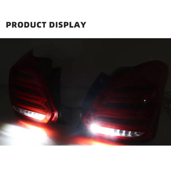 Maruti Suzuki Swift 2018 Onwards Modified LED Tail lights - Mercedes Design