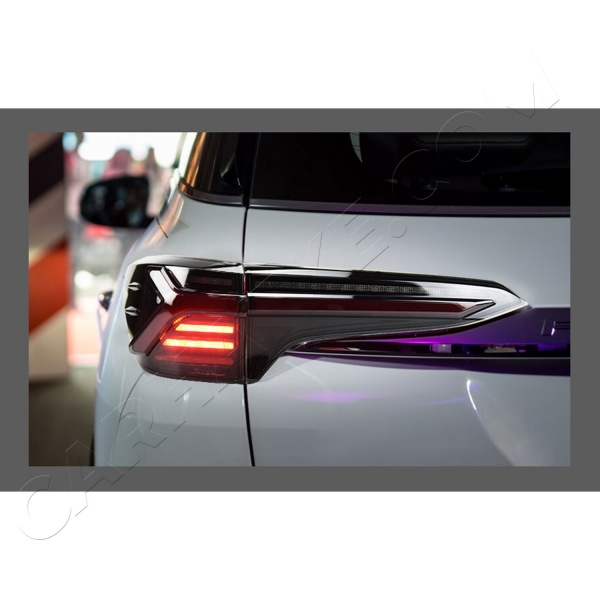 Toyota Fortuner 2016 Onwards Modified Urus Style LED Tail Light With Matrix Indicator Edition (Set of 2Pcs.)